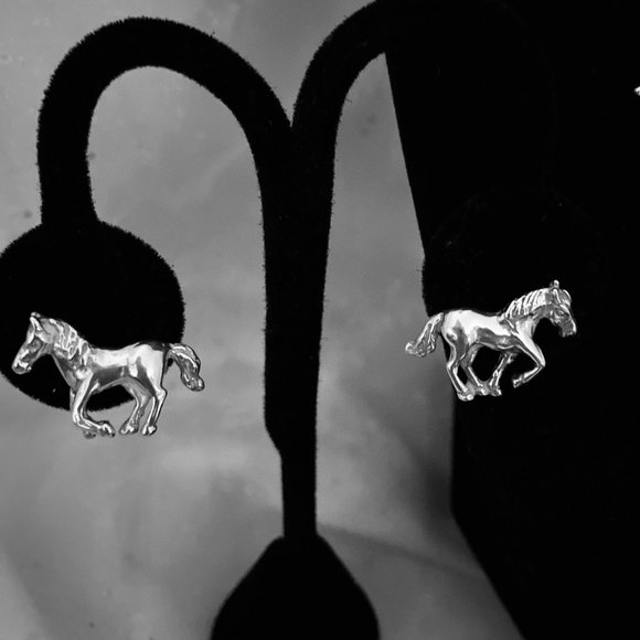 💖Sterling Silver Wearable Art!  Breathtaking! 5 Piece Horse Jewelry Set /NS127 - Picture 4 of 9